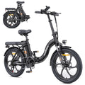 Black-MilePort 1 Folding E-bike