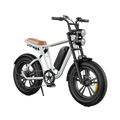 White-M20 Motorcycle-styled Electric Bike