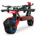 Rouge brillant-Scooter tout-terrain électrique F5