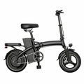 Black-Bicicleta eléctrica plegable T11